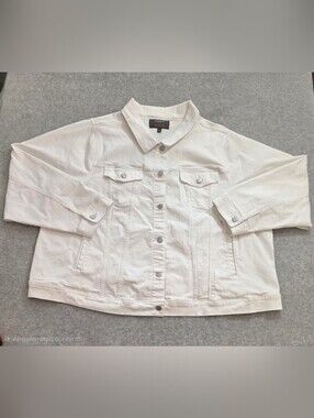 Torrid White Denim Jacket - Classic Women's Trucker